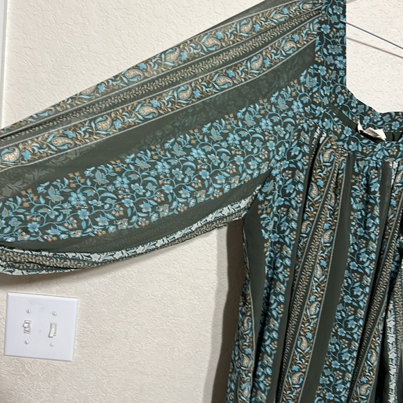 Anthropologie sheer long sleeve dress size L - Picture 2 of 4